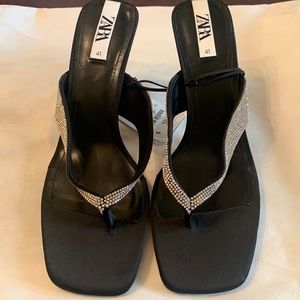 Zara rhinestone sandal